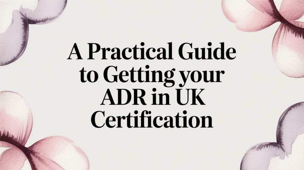 A Practical Guide to Getting Your ADR Certification