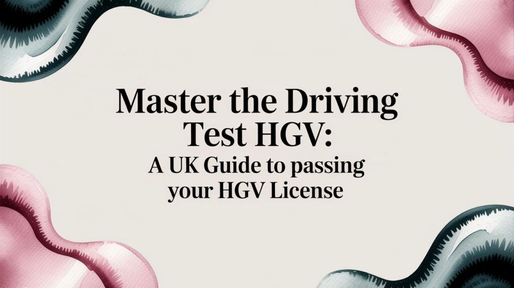 Master the HGV Driving Test
