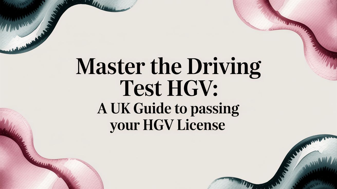 Master the HGV Driving Test