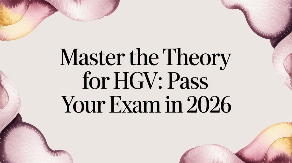 Master the Theory for HGV: Pass Your Exam in 2026