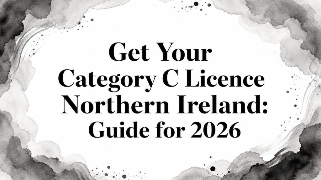 Get Your Category C Licence in Northern Ireland: A 2026 Guide