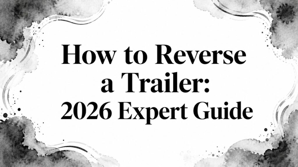 How to Reverse a Trailer: 2026 Expert Guide
