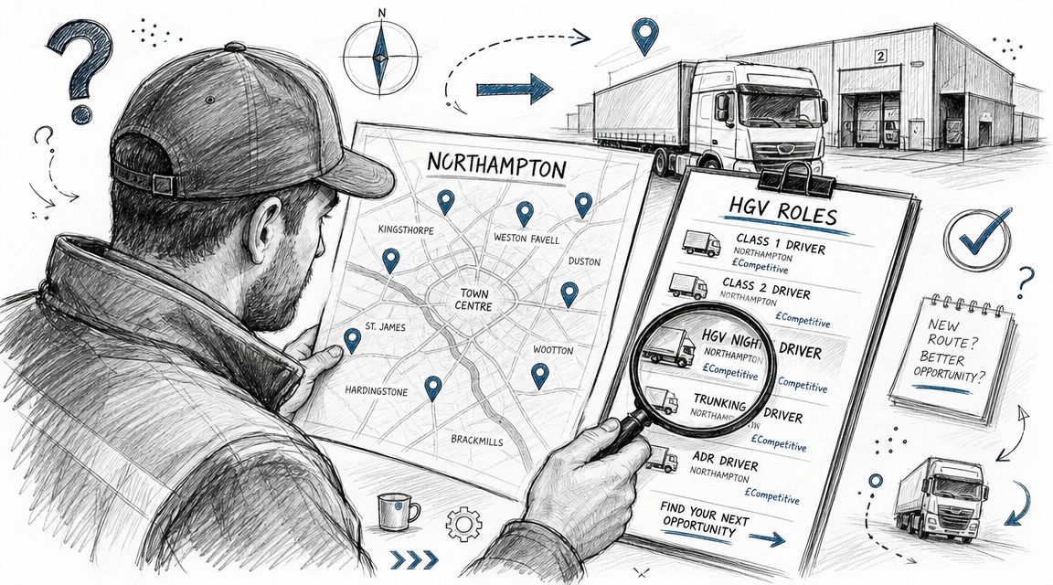 Finding the Right HGV Roles in Northampton