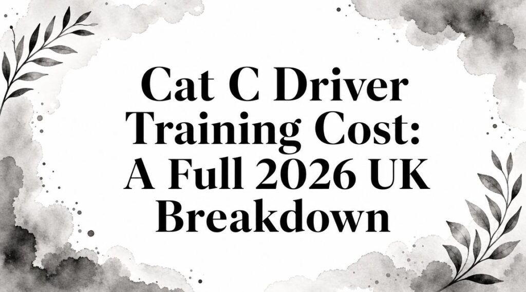 Cat C Driver Training Cost: A Full 2026 UK Breakdown