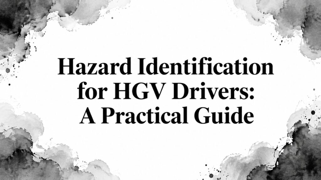 Hazard Identification for HGV Drivers: A Practical Guide