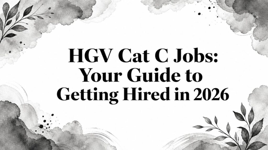 HGV Cat C Jobs: Your Guide to Getting Hired in 2026