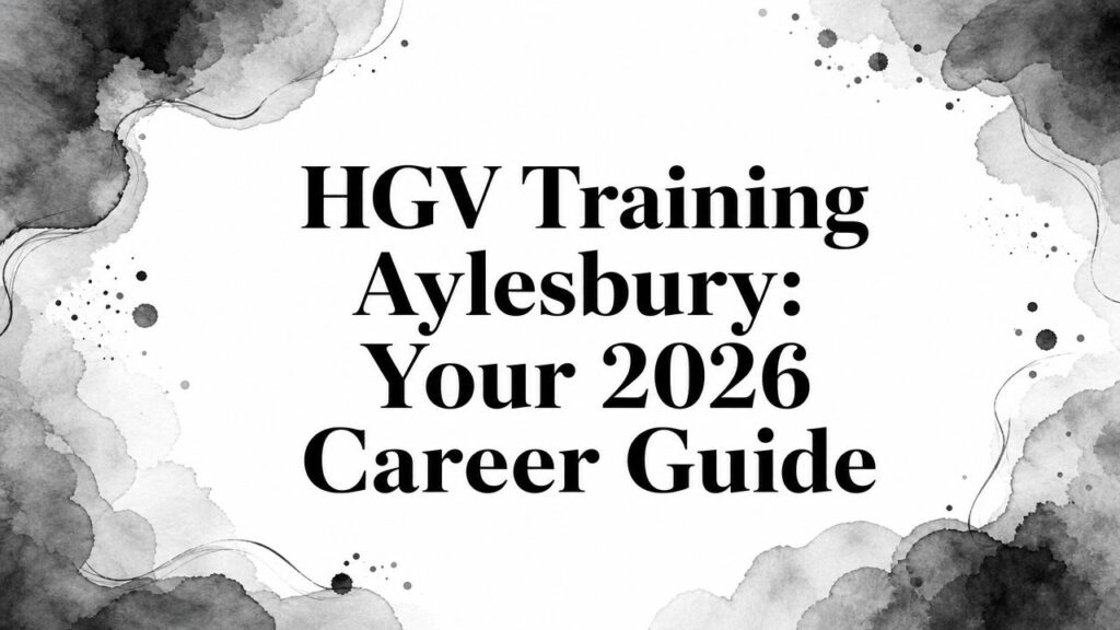 HGV Training Aylesbury: Your 2026 Career Guide