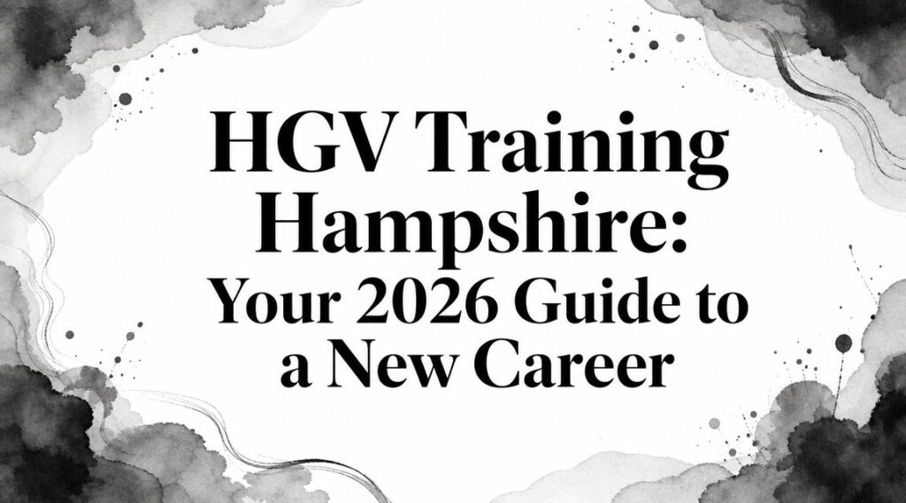 HGV Training Hampshire: Your 2026 Guide to a New Career