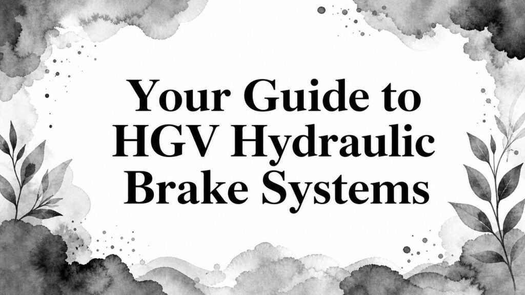 Your Guide to HGV Hydraulic Brake Systems
