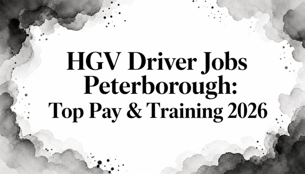 HGV Driver Jobs Peterborough: Top Pay & Training 2026