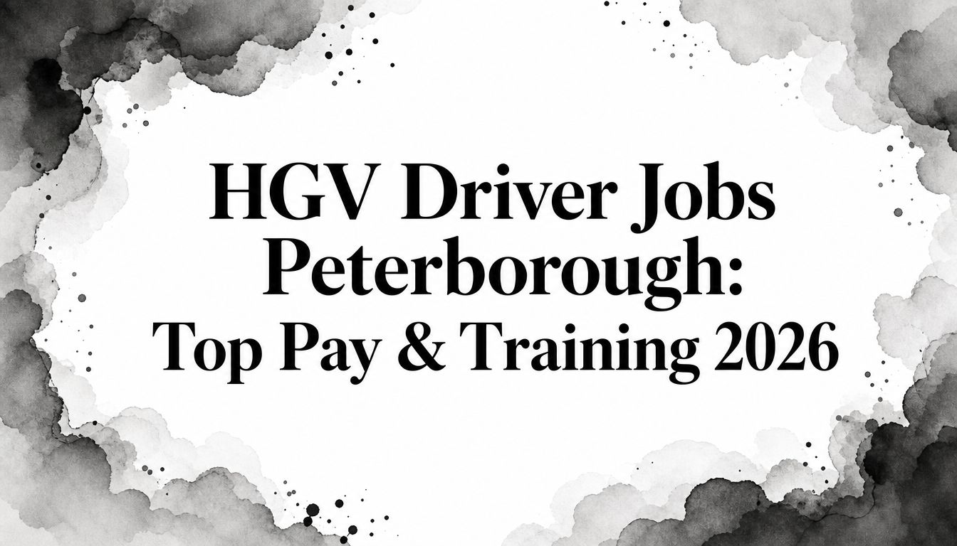 HGV Driver Jobs Peterborough: Top Pay & Training 2026