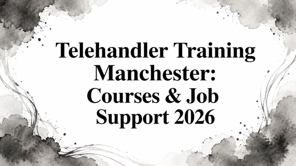 Telehandler Training Manchester: Courses & Job Support 2026
