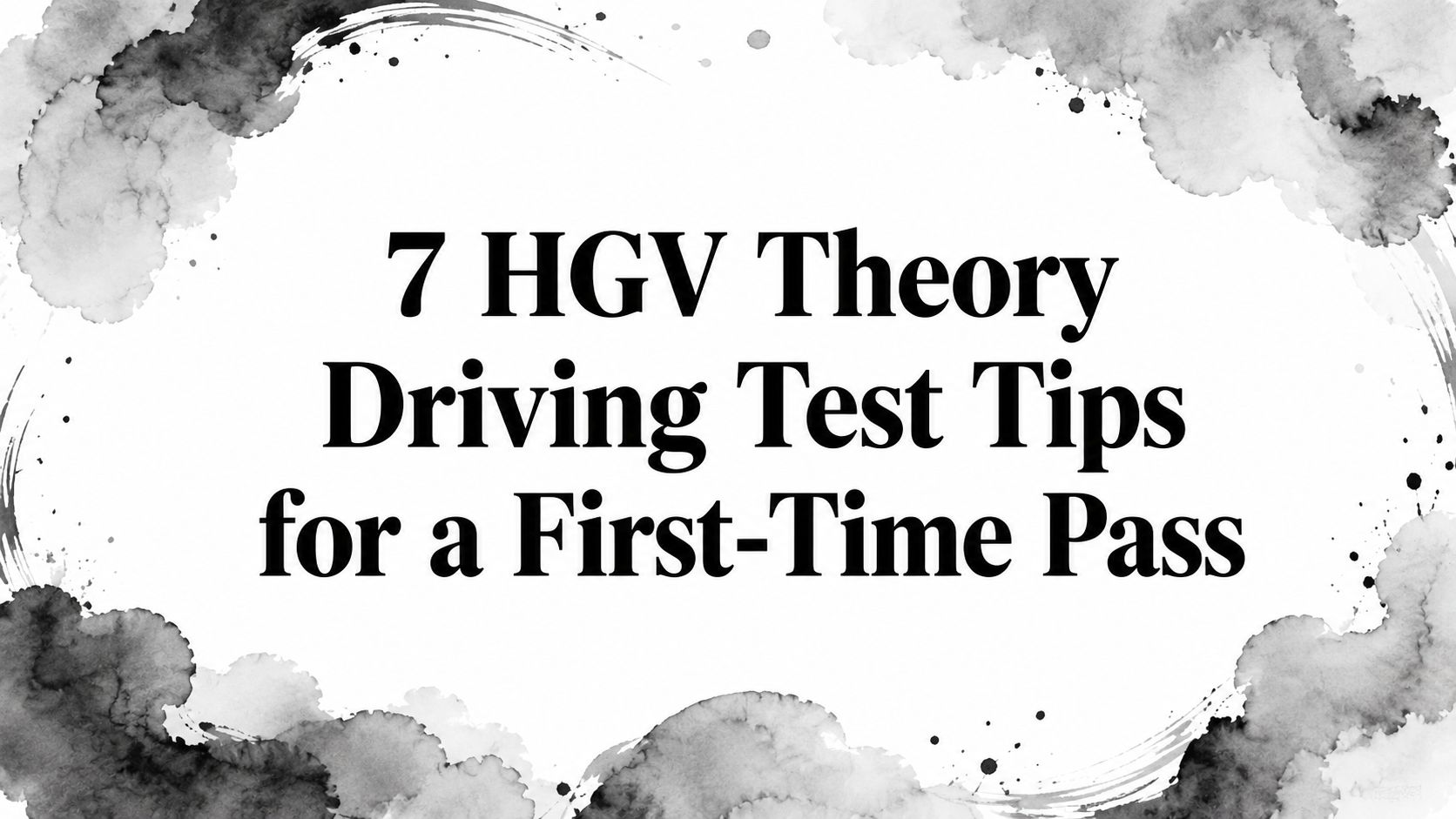 7 HGV Theory Driving Test Tips for a First-Time Pass