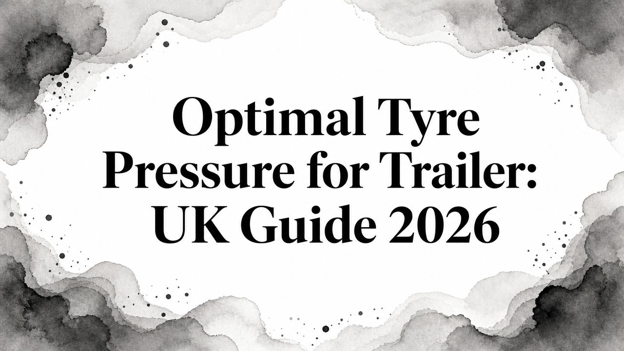 Optimal Tyre Pressure for Trailer: UK Guide 2026