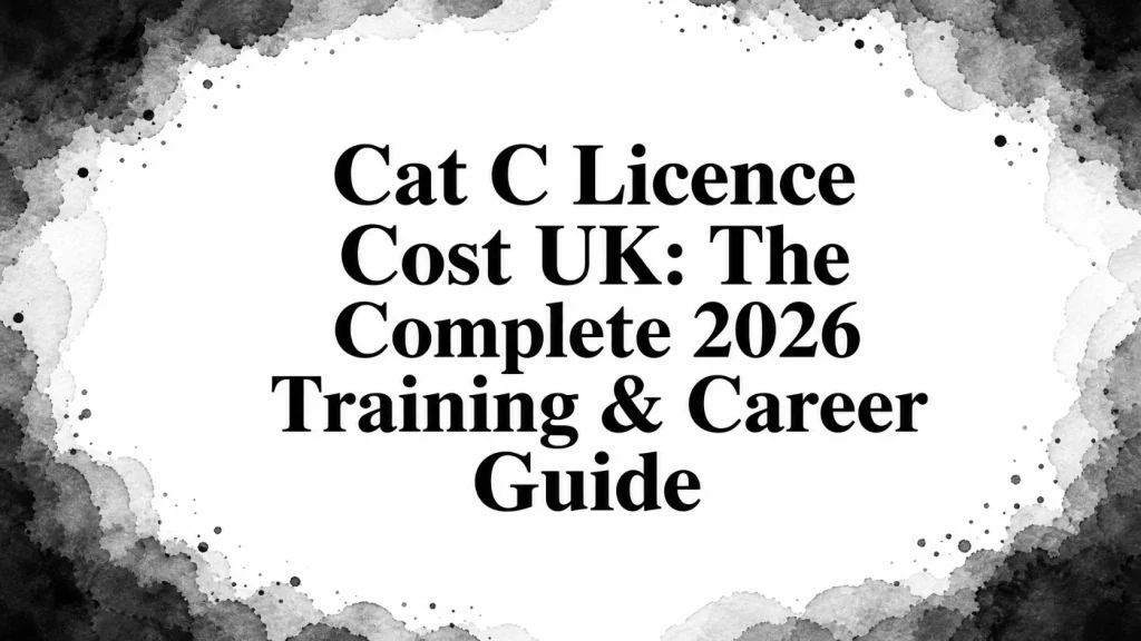 Cat C Licence Cost UK: The Complete 2026 Training & Career Guide